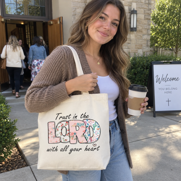 Trust in the Lord with All Your Heart Tote Bag, photo 2