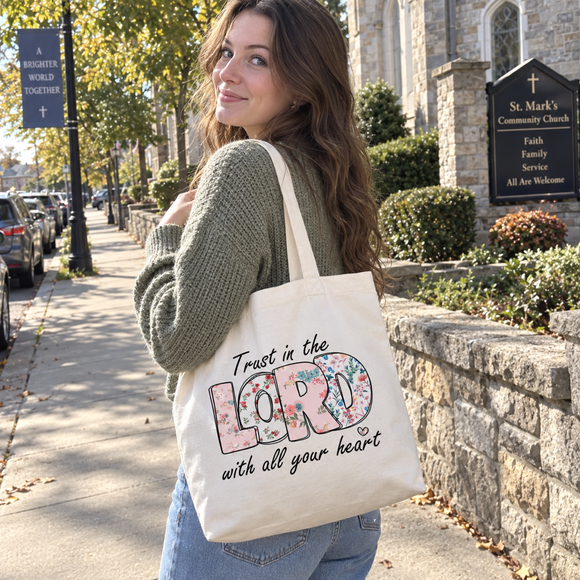 Trust in the Lord with All Your Heart Tote Bag, photo 3