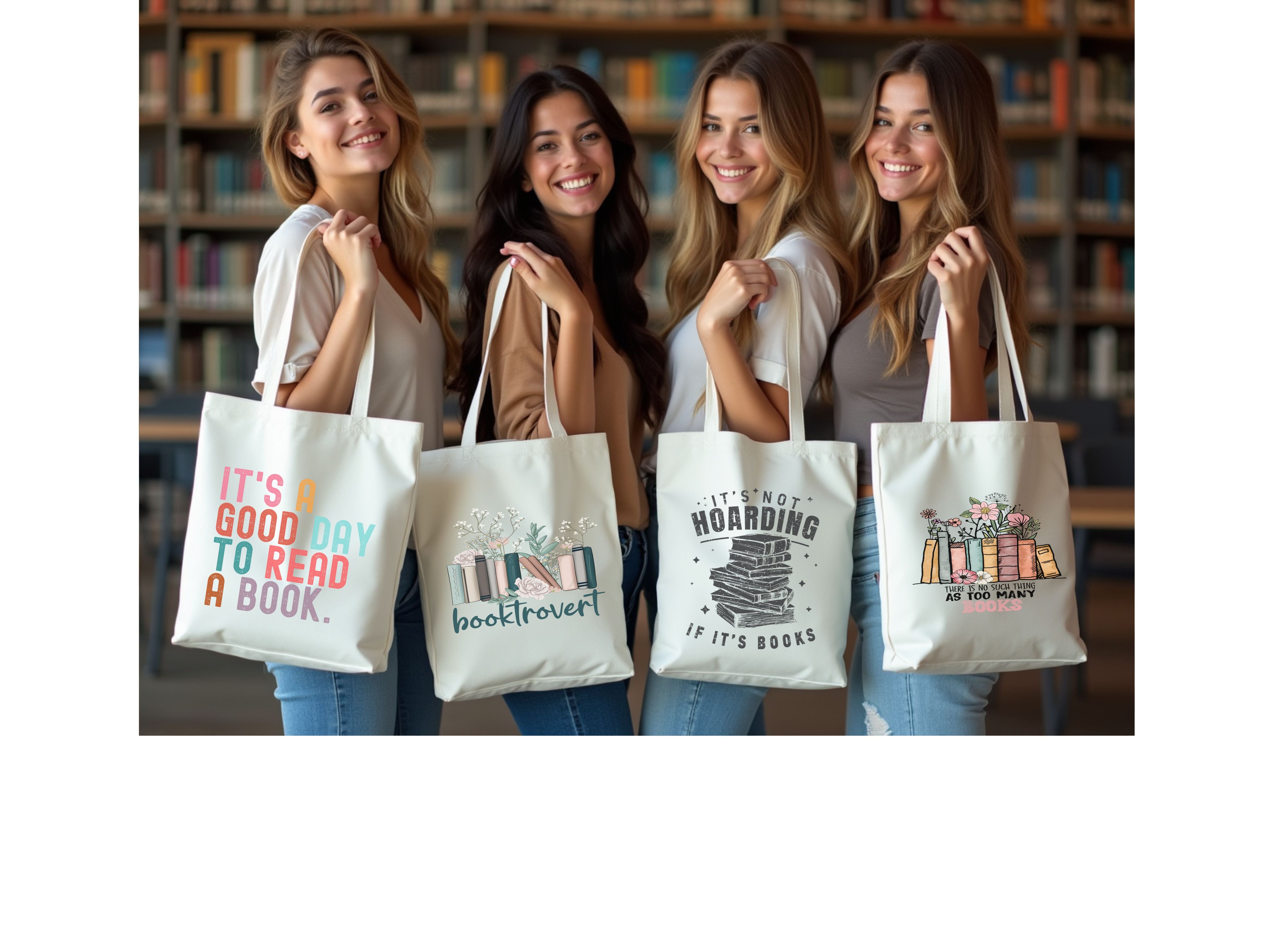 BOOK LOVER TOTES