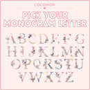 Personalized Pink Floral Monogram Tote Bag, photo 5