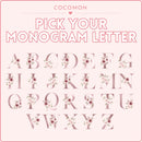 Personalized Blush Rose Monogram Tote Bag, photo 5