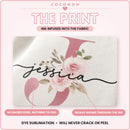 Personalized Blush Rose Monogram Tote Bag, photo 7