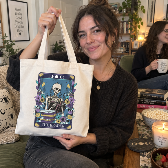 The Reader Tarot Card Tote Bag, view 4