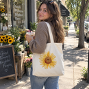 Watercolor Sunflower Tote Bag, photo 3