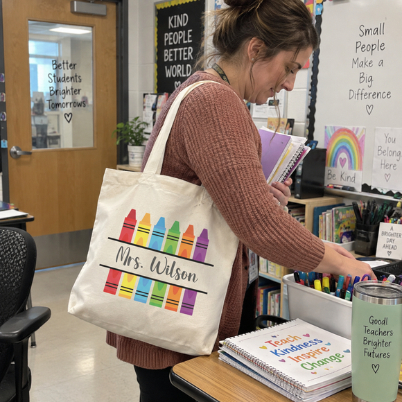 Personalized Teacher Tote Bag, photo 3