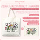 Personalized Wildflower Teacher Tote Bag, photo 8