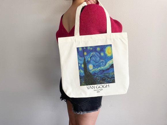 Van Gogh Tote Bag, Artsy Tote Bag, Art Tote Bag, Van Gogh Bag, Aesthetic Bag, Shoulder Bag,Van Gogh Tote,Van Gogh Gift,Van Gogh Starry Night