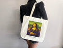 Mona Lisa Tote Bag, Artsy Tote Bag, Art Tote Bag, Van Gogh Bag,Everyday Bag, Shoulder Bag,Canvas Tote,Canvas Bag,Cute Tote Bag,Van Gogh Gift