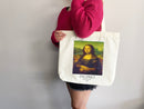 Mona Lisa Tote Bag, Artsy Tote Bag, Art Tote Bag, Van Gogh Bag,Everyday Bag, Shoulder Bag,Canvas Tote,Canvas Bag,Cute Tote Bag,Van Gogh Gift