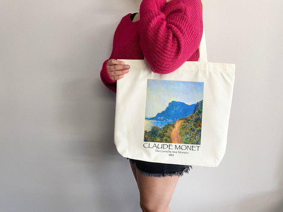 Monet Tote Bag, Artsy Tote Bag, Art Tote Bag, Monet Bag, Everyday Bag, Shoulder Bag, Canvas Tote, Canvas Bag, Cute Tote Bag, Monet Gift,