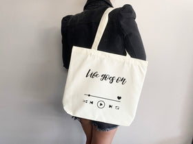 KPop Tote Bag, Kpop Merch, Kpop tote, Kpop bag, Kpop tote bag, Life goes on tote,Bangtan,kpop bag,life goes on,Rm,Jimin,Jungkook,J-hope,Suga
