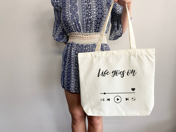 KPop Tote Bag, Kpop Merch, Kpop tote, Kpop bag, Kpop tote bag, Life goes on tote,Bangtan,kpop bag,life goes on,Rm,Jimin,Jungkook,J-hope,Suga