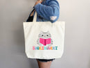 Booktrovert Tote Bag, Book Lovers Tote, Gift for Book Lover, Gift For Bookworms, Gift For Teachers, Readers' Tote,Library Tote,aesthetic bag