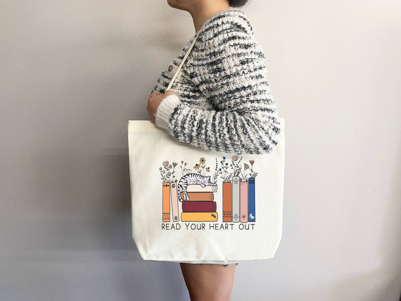 Book Lovers Tote Bag, Book Lovers Tote, Gift for Book Lover, Gift For Bookworms, Gift For Teachers, Readers' Tote,Library Tote,Aesthetic Bag