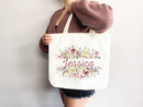 Personalized Tote Bag Bachelorette Gift Bridal Shower Bridal Party Bag Wedding Tote Bag Bridesmaid Gift Personalized Canvas Bag Gift for Mom