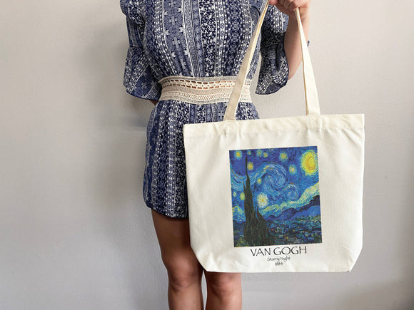 Van Gogh Tote Bag, Artsy Tote Bag, Art Tote Bag, Van Gogh Bag, Aesthetic Bag, Shoulder Bag,Van Gogh Tote,Van Gogh Gift,Van Gogh Starry Night