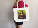 Mona Lisa Tote Bag, Artsy Tote Bag, Art Tote Bag, Van Gogh Bag,Everyday Bag, Shoulder Bag,Canvas Tote,Canvas Bag,Cute Tote Bag,Van Gogh Gift