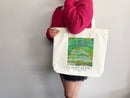 Monet Tote Bag, Artsy Tote Bag, Art Tote Bag, Artsy Tote, Art Bag, Monet Bag, Aesthetic Bag, Monet Tote,Monet Gift,Monet Japanese Footbridge
