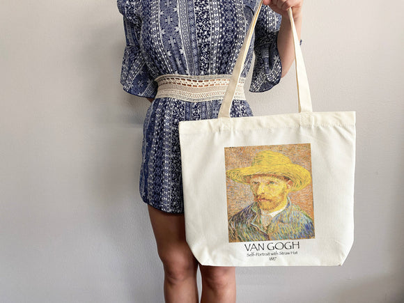 Van Gogh Tote Bag, Artsy Tote Bag, Art Tote Bag, Van Gogh Bag, Aesthetic Bag,Shoulder Bag,Van Gogh Tote,Van Gogh Gift,Van Gogh Self Portrait