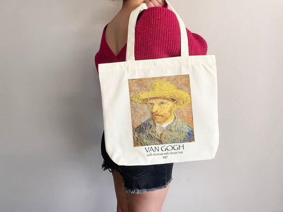 Van Gogh Tote Bag, Artsy Tote Bag, Art Tote Bag, Van Gogh Bag, Aesthetic Bag,Shoulder Bag,Van Gogh Tote,Van Gogh Gift,Van Gogh Self Portrait
