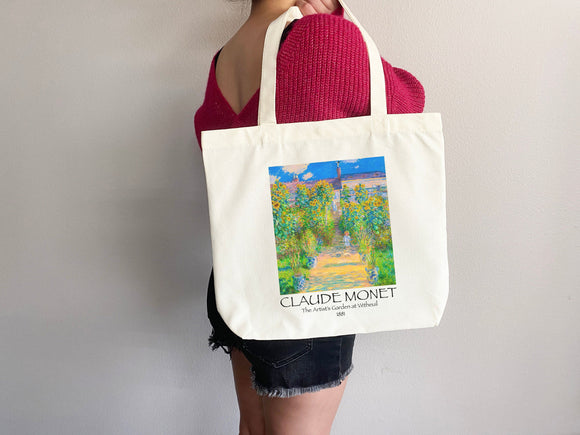 Monet Tote Bag, Artsy Tote Bag, Art Tote Bag, Artsy Tote, Monet Bag, Aesthetic Bag, Shoulder Bag, Monet Tote, Monet Gift, Monet Art Bag