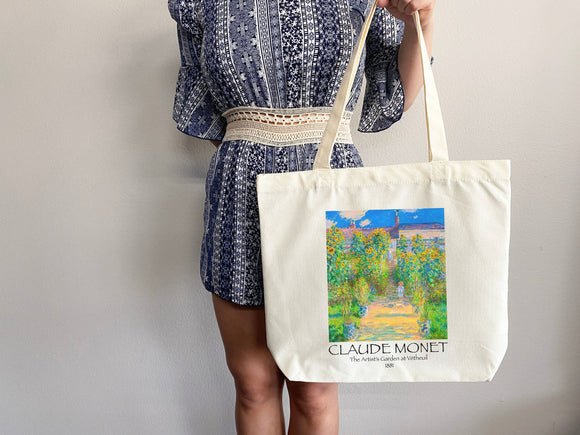Monet Tote Bag, Artsy Tote Bag, Art Tote Bag, Artsy Tote, Monet Bag, Aesthetic Bag, Shoulder Bag, Monet Tote, Monet Gift, Monet Art Bag