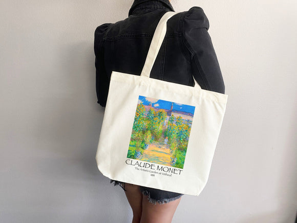 Monet Tote Bag, Artsy Tote Bag, Art Tote Bag, Artsy Tote, Monet Bag, Aesthetic Bag, Shoulder Bag, Monet Tote, Monet Gift, Monet Art Bag