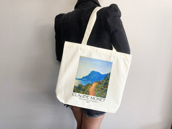 Monet Tote Bag, Artsy Tote Bag, Art Tote Bag, Monet Bag, Everyday Bag, Shoulder Bag, Canvas Tote, Canvas Bag, Cute Tote Bag, Monet Gift,