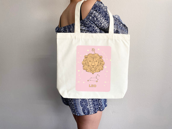Zodiac Sign Tote Bag, Artsy Tote Bag, Cute Tote Bag, Custom Tote Bag, Everyday Bag, Shoulder Bag, Canvas Tote, Canvas Bag, Horoscope Bag,