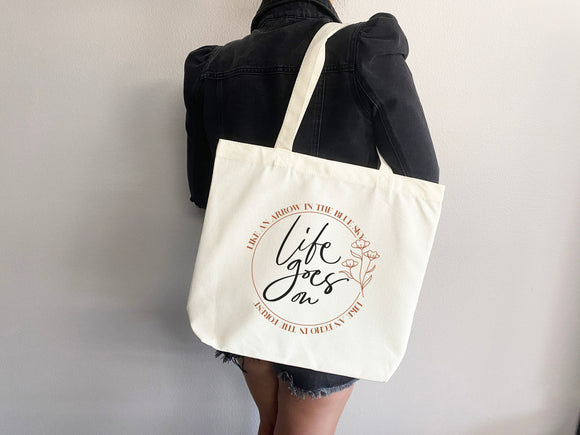 KPop Tote Bag, Kpop Merch, Kpop tote, Kpop bag, Kpop tote bag, Life goes on tote,Bangtan,kpop bag,life goes on,Rm,Jimin,Jungkook,J-hope,Suga