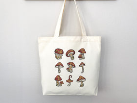 Mushroom Tote Bag — Animal Lover Gift (013)