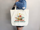 Mushroom Tote bag Celestial bag cottagecore bag canvas bag aesthetic tote mushroom gift cute tote bag fairycore nature lover gift moon gift