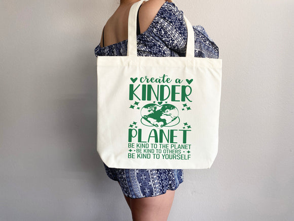 Eco friendly bag, Kinder Planet Bag, reusable bag, thank you bag, Grocery bag,grocery tote,aesthetic tote bag,everyday bag, school tote bag