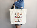 Moth Tote Bag, Moth Bag,tote bag canvas,eco friendly bag,aesthetic tote,reusable bag,cottagecore bag,butterfly gift,cute tote bag,goblincore