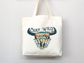 Cowskull Tote Bag — Western Gift (010)