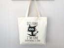 Cute Canvas Tote Everyday Tote Eco Friendly Bag Aesthetic Tote Shopper Bag Reusable Grocery Bag Cute Tote Bag School Bag Cat Lover Gift