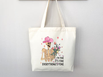 Funny Canvas Tote Bag Everyday Tote Eco Friendly Bag Aesthetic Tote Shopper Bag Reusable Grocery Bag Cute Tote Bag School Bag Shoulder Bag