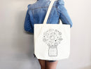 Celestial Canvas Tote Bag Moon Lover Star Gift Everyday Tote Eco Friendly Bag Aesthetic Tote Shopper Bag Reusable Grocery Bag Cute Tote Bag