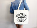 Celestial Canvas Tote Bag Moon Lover Star Gift Everyday Tote Eco Friendly Bag Aesthetic Tote Shopper Bag Reusable Grocery Bag Cute Tote Bag