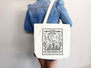Celestial Canvas Tote Bag Moon Lover Star Gift Everyday Tote Eco Friendly Bag Aesthetic Tote Shopper Bag Reusable Grocery Bag Cute Tote Bag