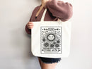 Celestial Canvas Tote Bag Sun Lover Star Gift Everyday Tote Eco Friendly Bag Aesthetic Tote Shopper Bag Reusable Grocery Bag Cute Tote Bag