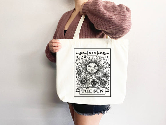 Celestial Canvas Tote Bag Sun Lover Star Gift Everyday Tote Eco Friendly Bag Aesthetic Tote Shopper Bag Reusable Grocery Bag Cute Tote Bag