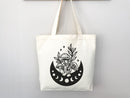 Celestial Canvas Tote Bag Moon Lover Star Gift Everyday Tote Eco Friendly Bag Aesthetic Tote Shopper Bag Reusable Grocery Bag Cute Tote Bag