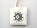 Celestial Canvas Tote Bag Sun Lover Star Gift Everyday Tote Eco Friendly Bag Aesthetic Tote Shopper Bag Reusable Grocery Bag Cute Tote Bag