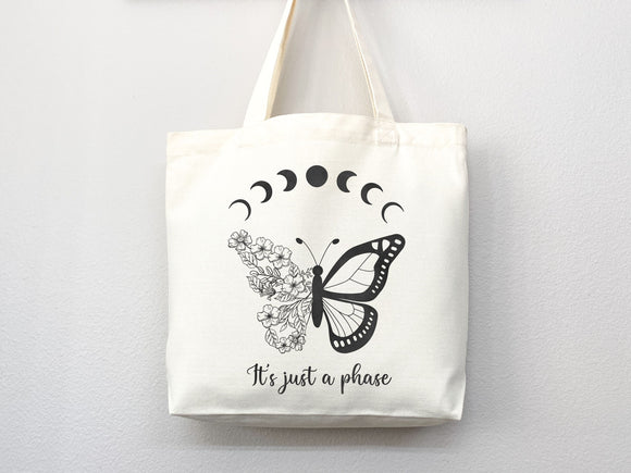 Celestial Canvas Tote Butterfly Bag Moon Lover Star Gift Everyday Tote Eco Friendly Bag Aesthetic Tote Shopper Bag Reusable Grocery Cute Bag