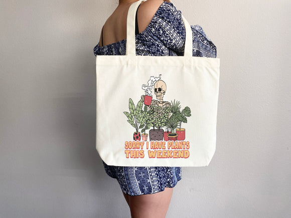 Funny Canvas Tote Bag Gift for Gardener Tote Bag Everyday Tote Eco Friendly Bag Aesthetic Bag Shopper Bag Reusable Grocery Bag Cute Tote Bag