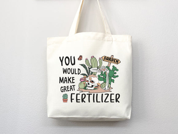 Funny Canvas Tote Bag Gift for Gardener Tote Bag Everyday Tote Eco Friendly Bag Aesthetic Bag Shopper Bag Reusable Grocery Bag Cute Tote Bag