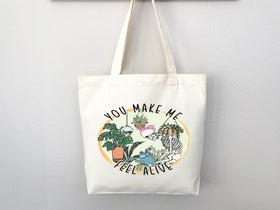 Funny Canvas Tote Bag Gift for Gardener Tote Bag Everyday Tote Eco Friendly Bag Aesthetic Bag Shopper Bag Reusable Grocery Bag Cute Tote Bag