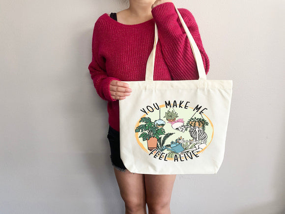 Funny Canvas Tote Bag Gift for Gardener Tote Bag Everyday Tote Eco Friendly Bag Aesthetic Bag Shopper Bag Reusable Grocery Bag Cute Tote Bag
