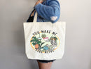 Funny Canvas Tote Bag Gift for Gardener Tote Bag Everyday Tote Eco Friendly Bag Aesthetic Bag Shopper Bag Reusable Grocery Bag Cute Tote Bag